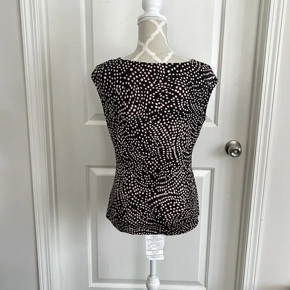 Melanie Lyne blush polka dot top size medium - Picture 4 of 4